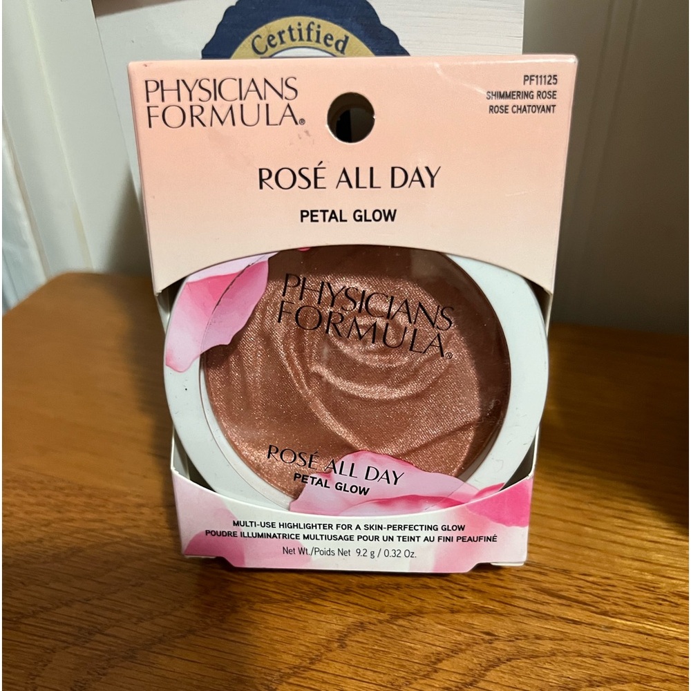 Physicians Formula Rose All Day Shimmering Rose Multi-use Highlighter New!